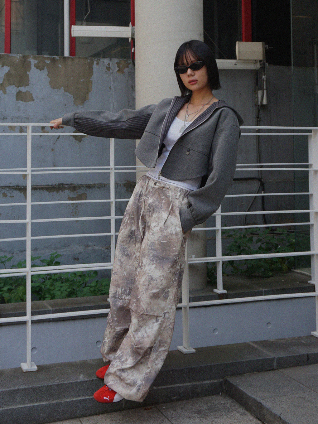 BONBOM×Ameri BONDING CORSET PARKA