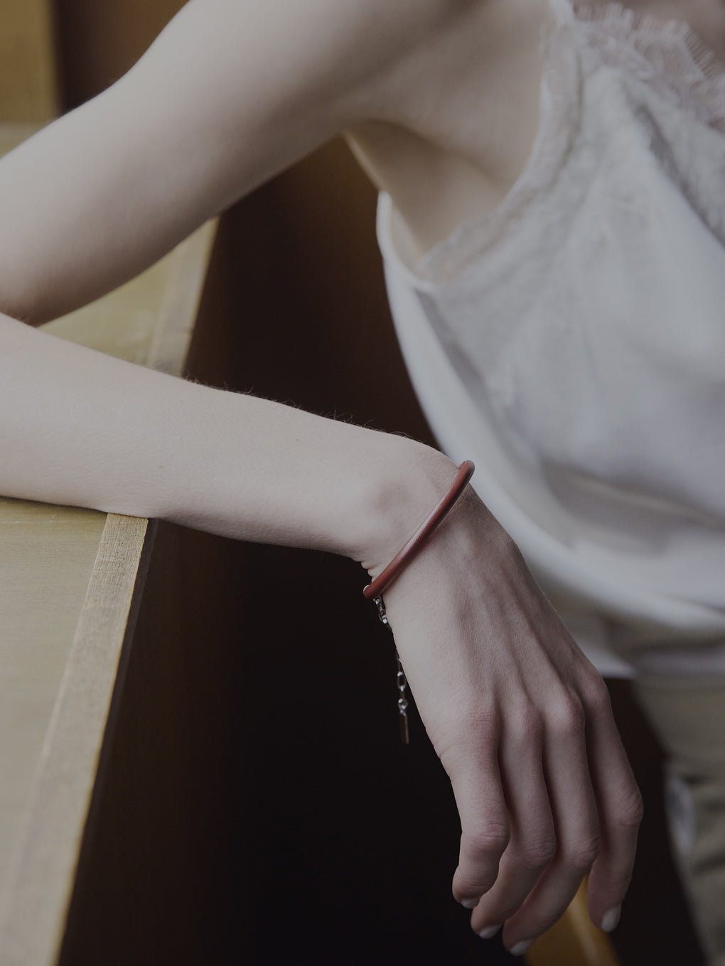 Bijou R.I Leather Bangle