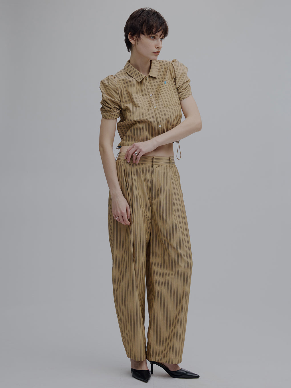 MULTI STRIPE EGG PANTS