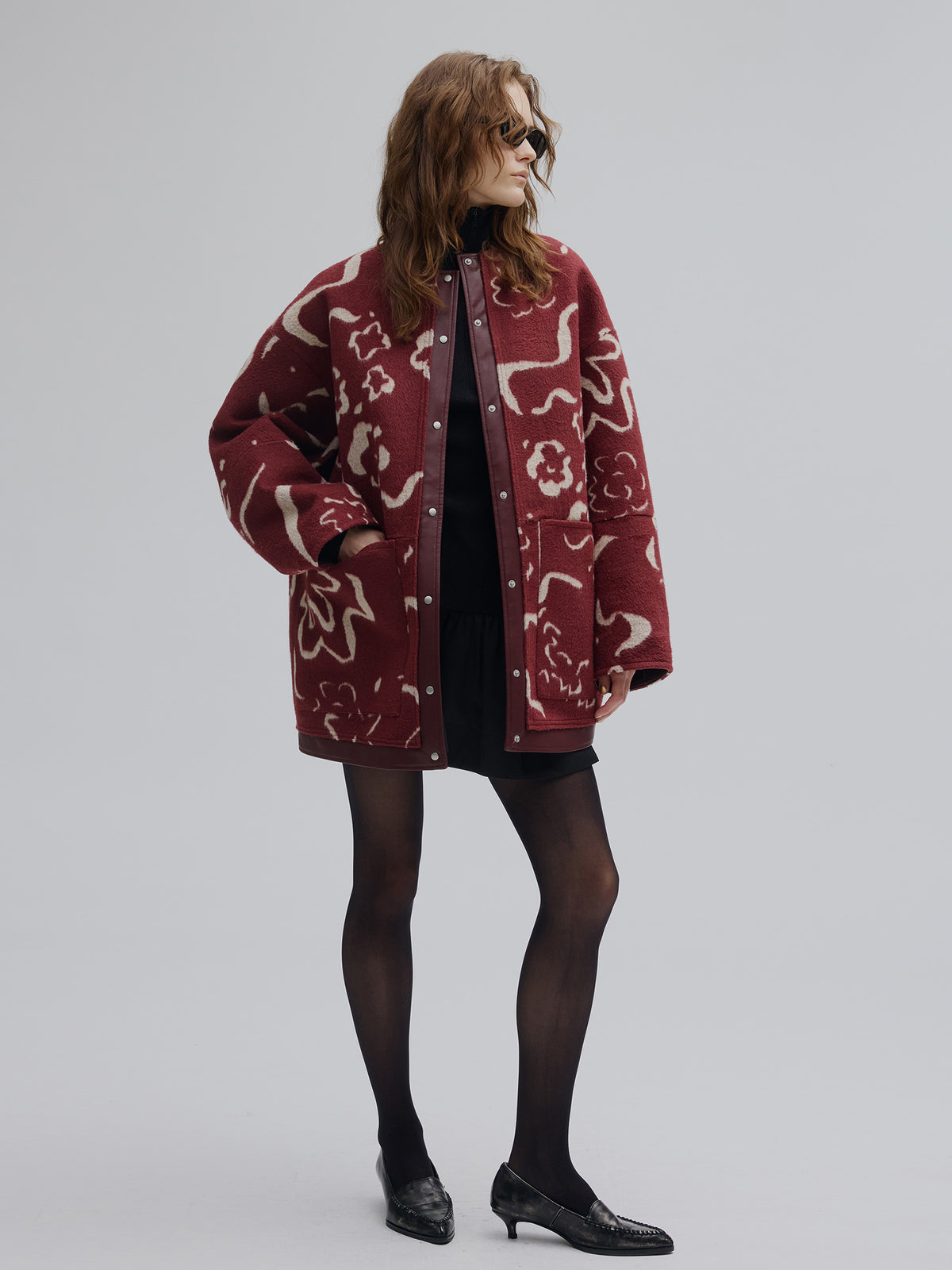 REVERSIBLE LOUD PATTERN COAT