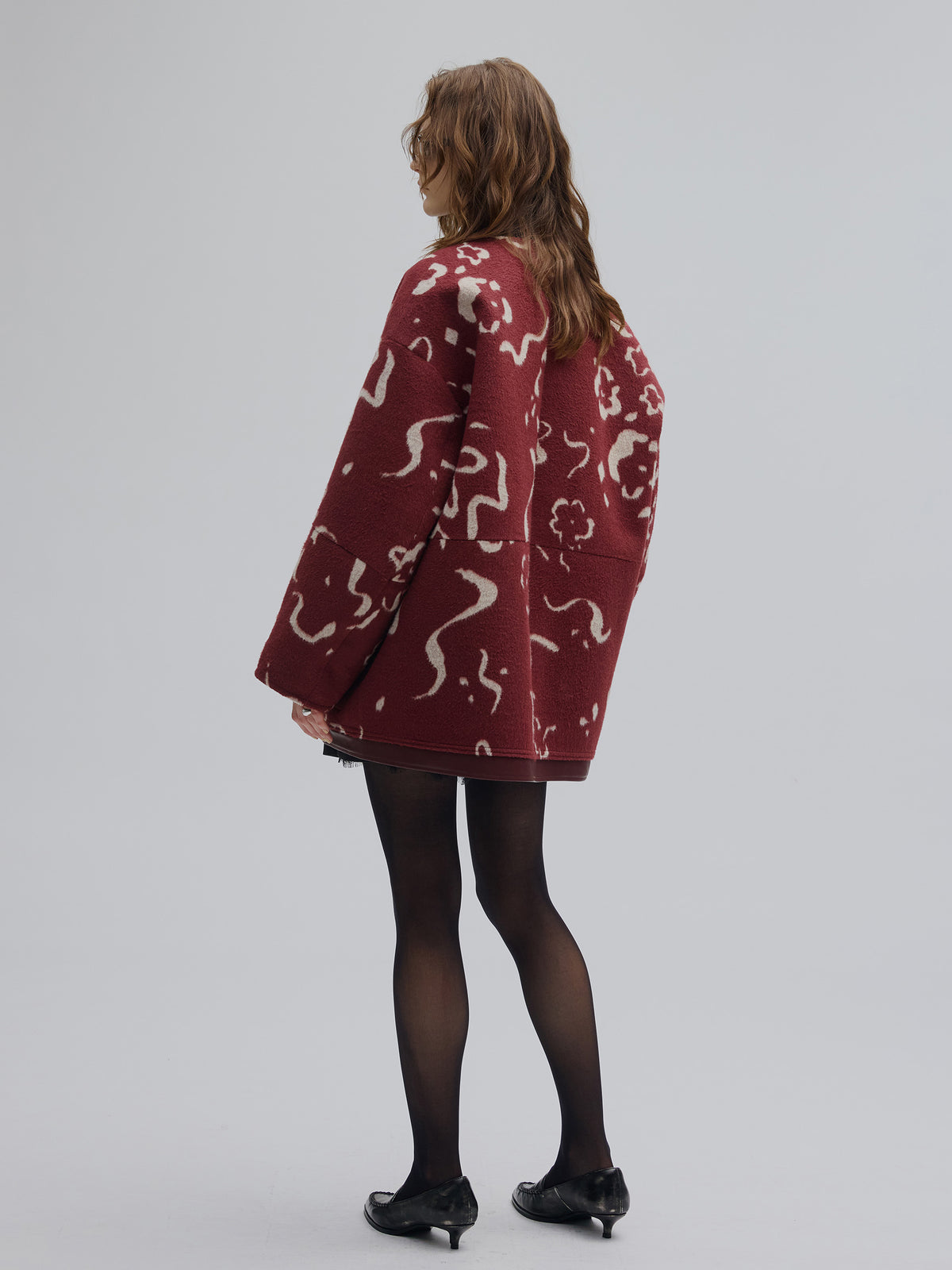 REVERSIBLE LOUD PATTERN COAT