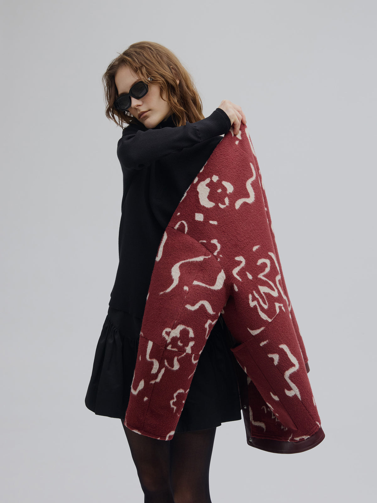 REVERSIBLE LOUD PATTERN COAT