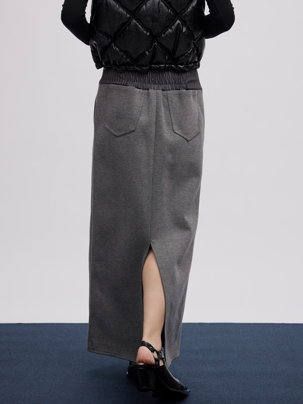BONBOM×Ameri BONDING PENCIL SKIRT