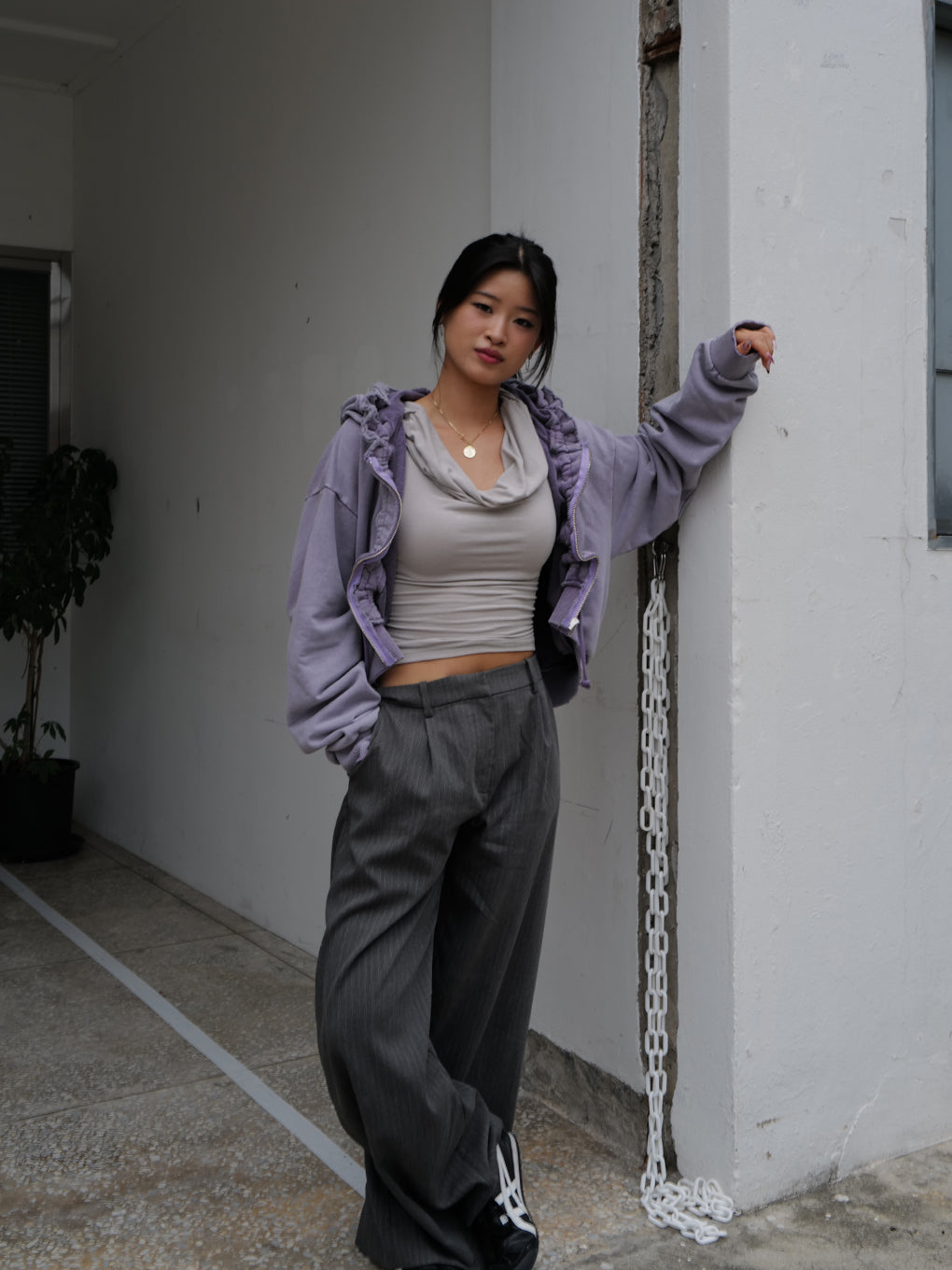 OYSTER SILHOUETTE HOODIE