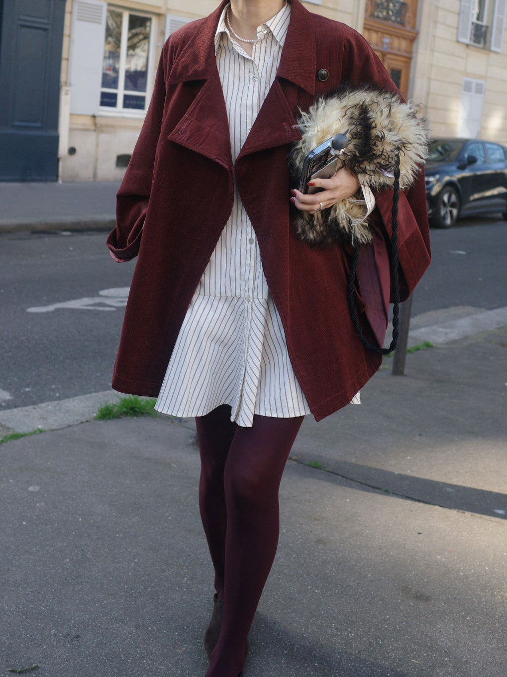 LOW WAIST FLARE SHIRT