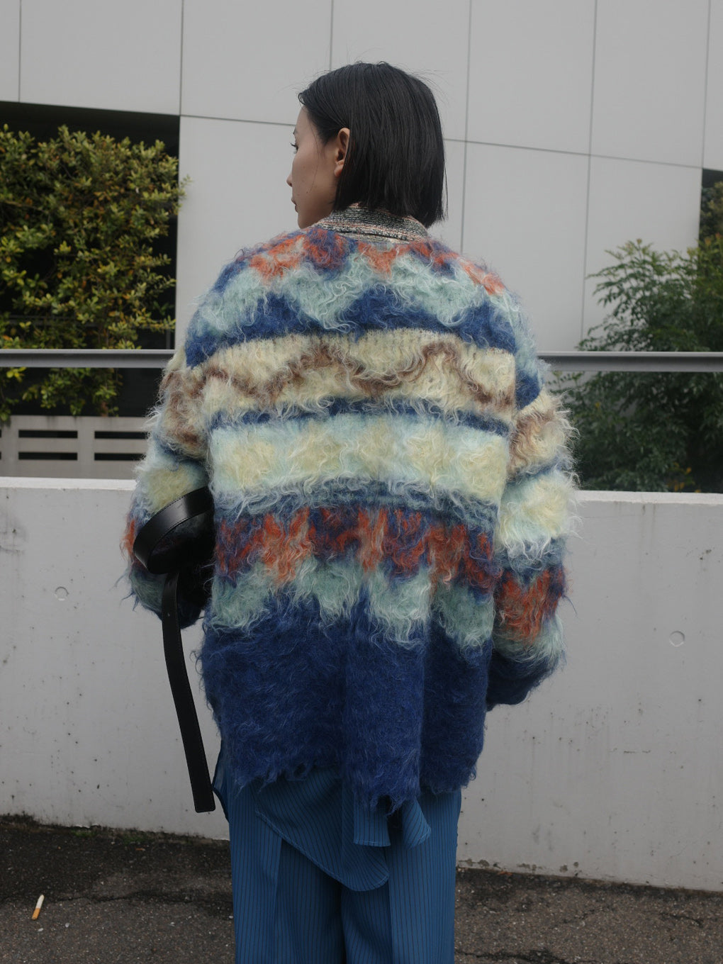 MONSTER SHAGGY LONG KNIT CARDIGAN