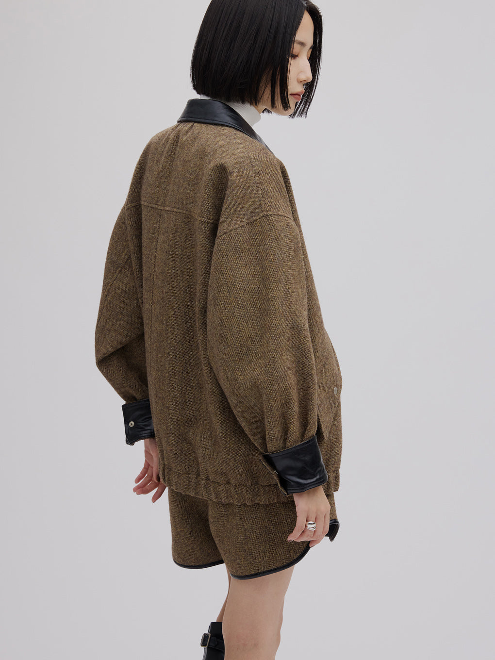 UND TWEED WORK DETAIL BLOUSON