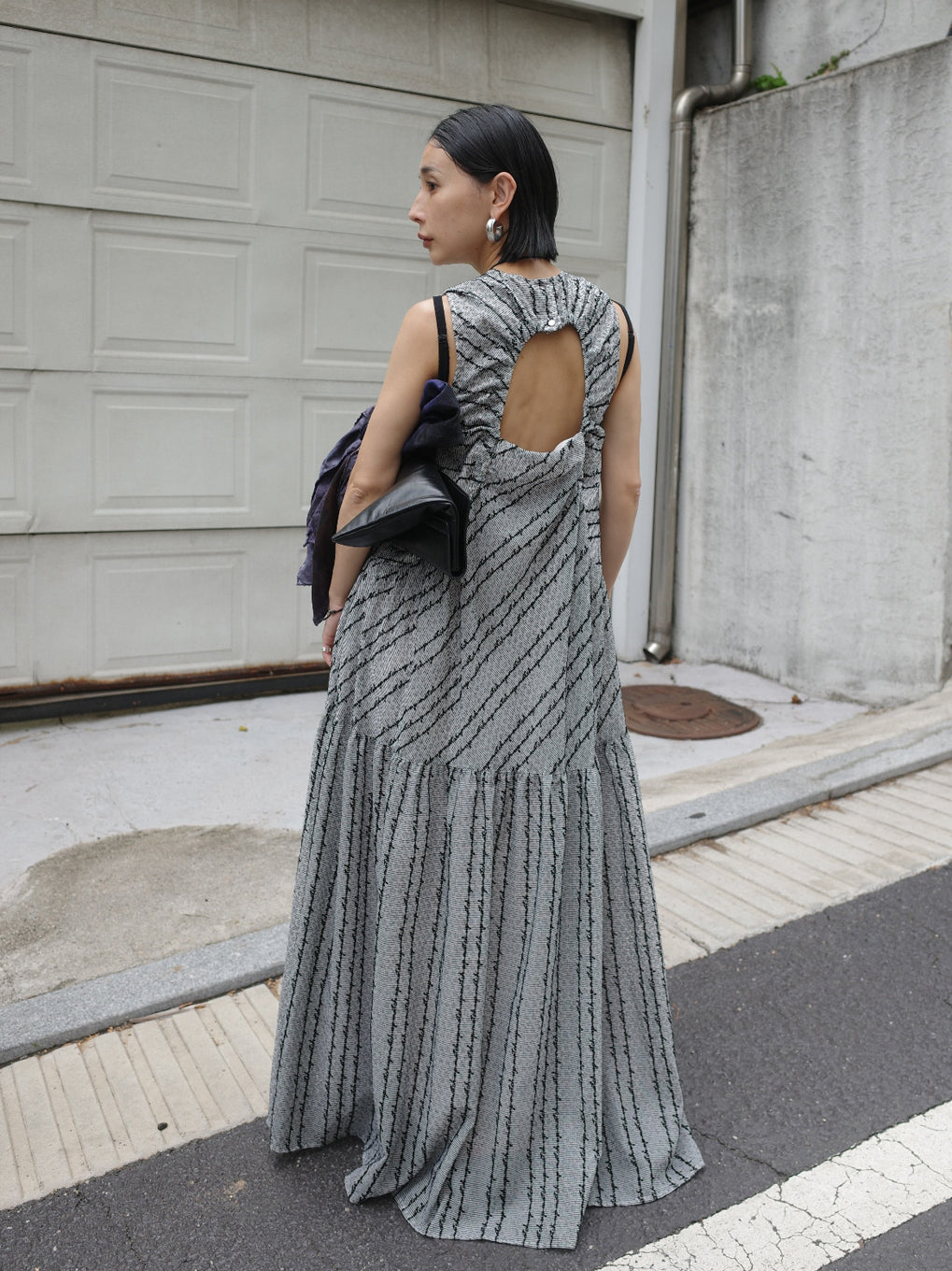 JERRY SHEER TWEED DRESS