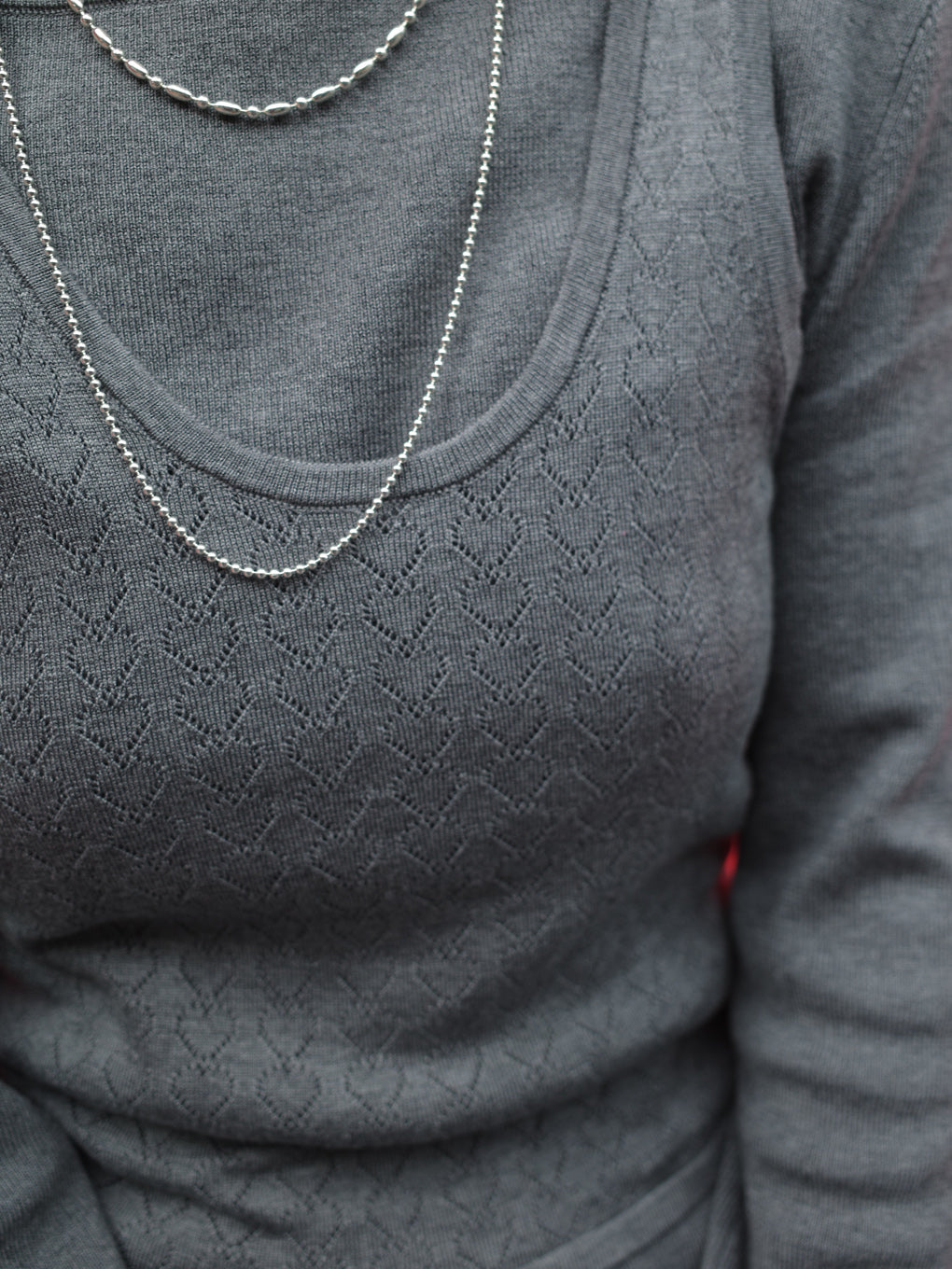 HEART TANK KNIT SET TOP