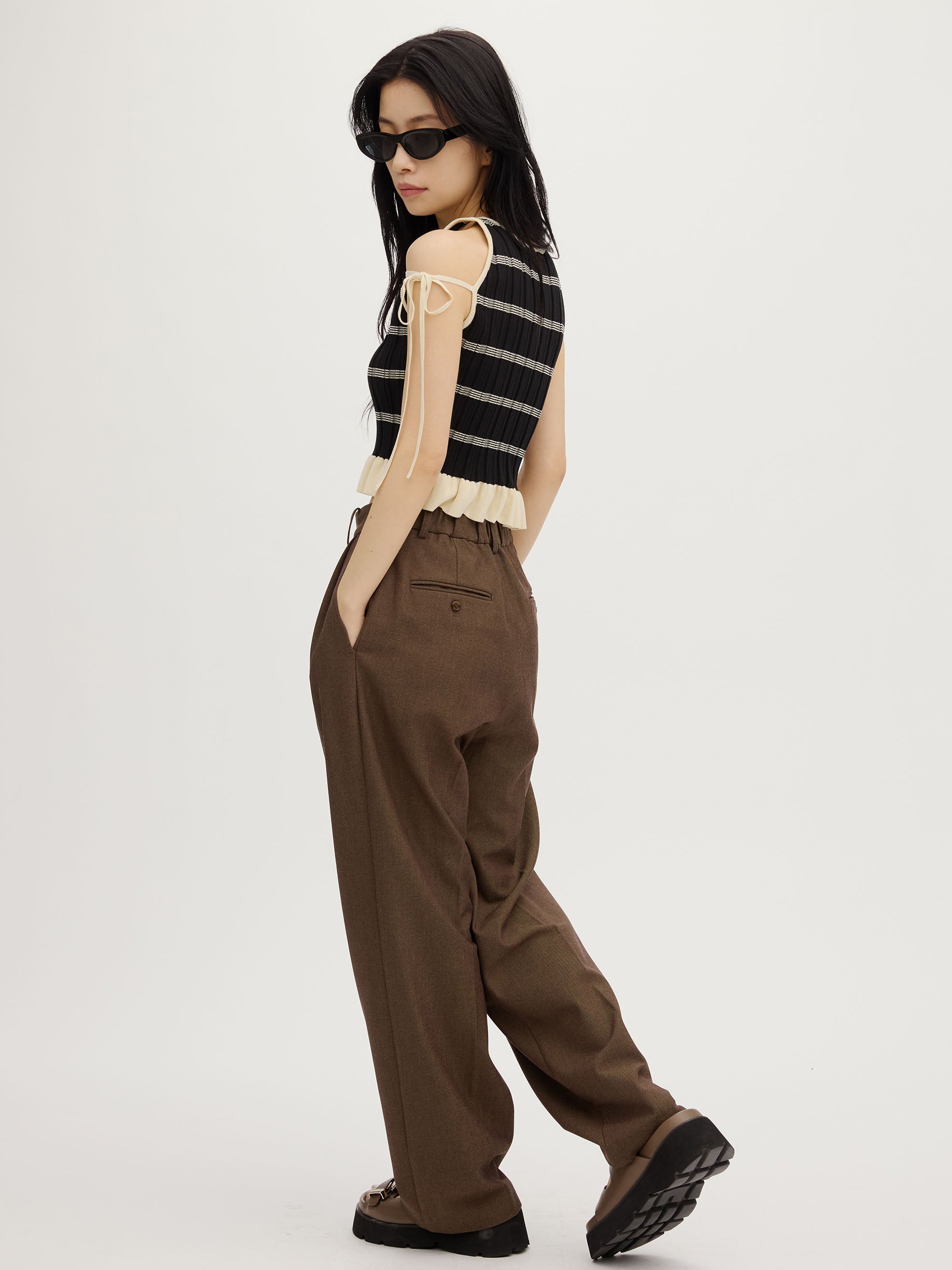 MEDI PURIPURI SHORT KNIT TOP