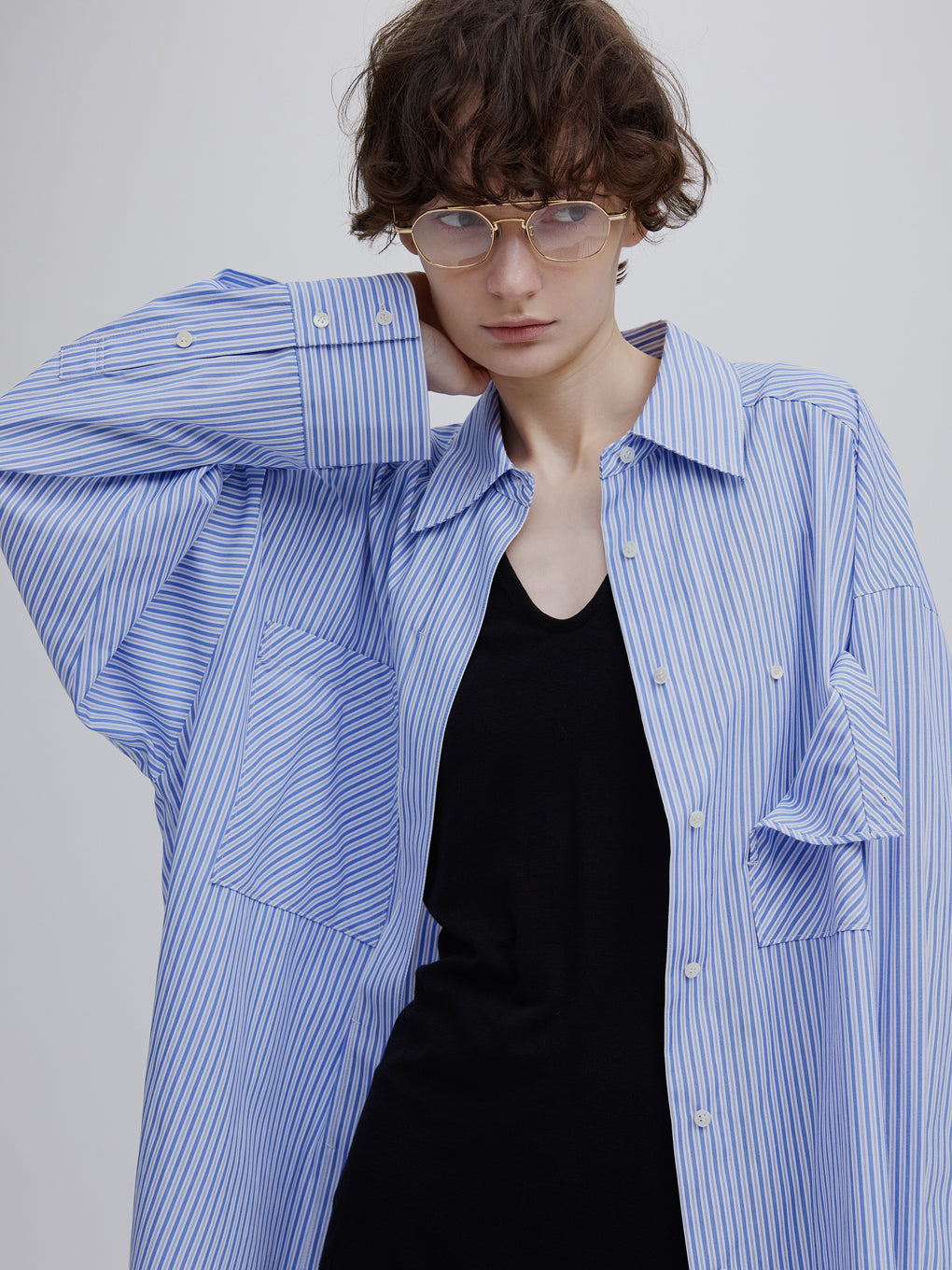 UND EFFORTLESS STRIPE OVER SHIRT