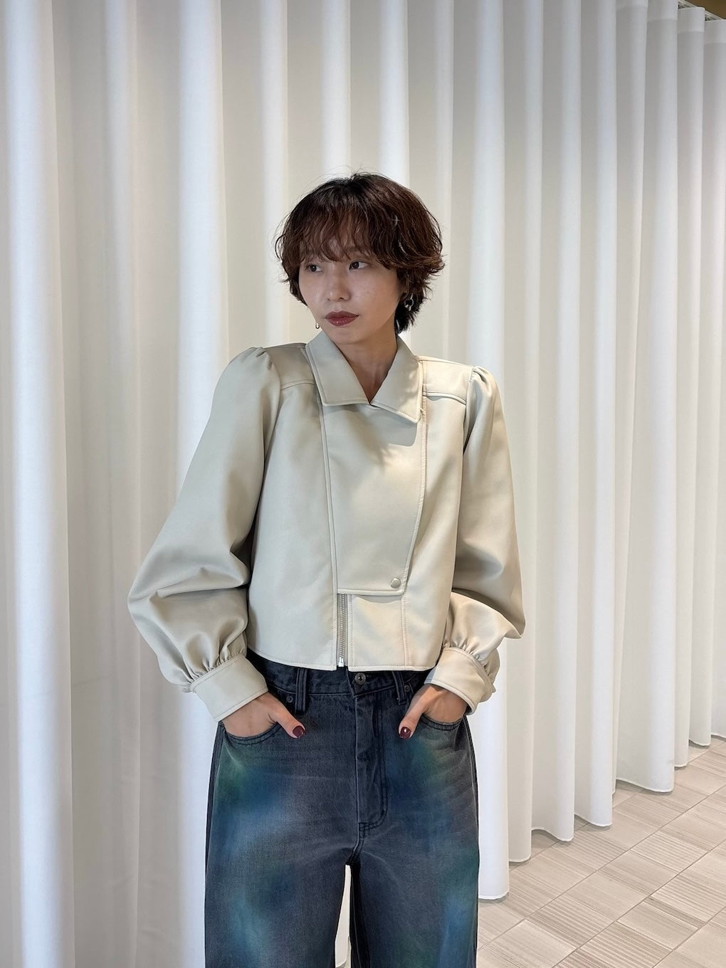 LADY GATHER RIDERS JACKET