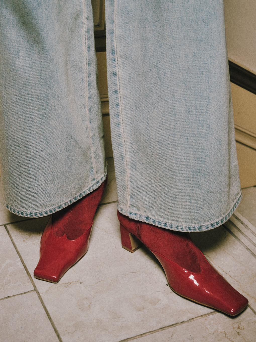 SUEDE WESTERN BOOTS