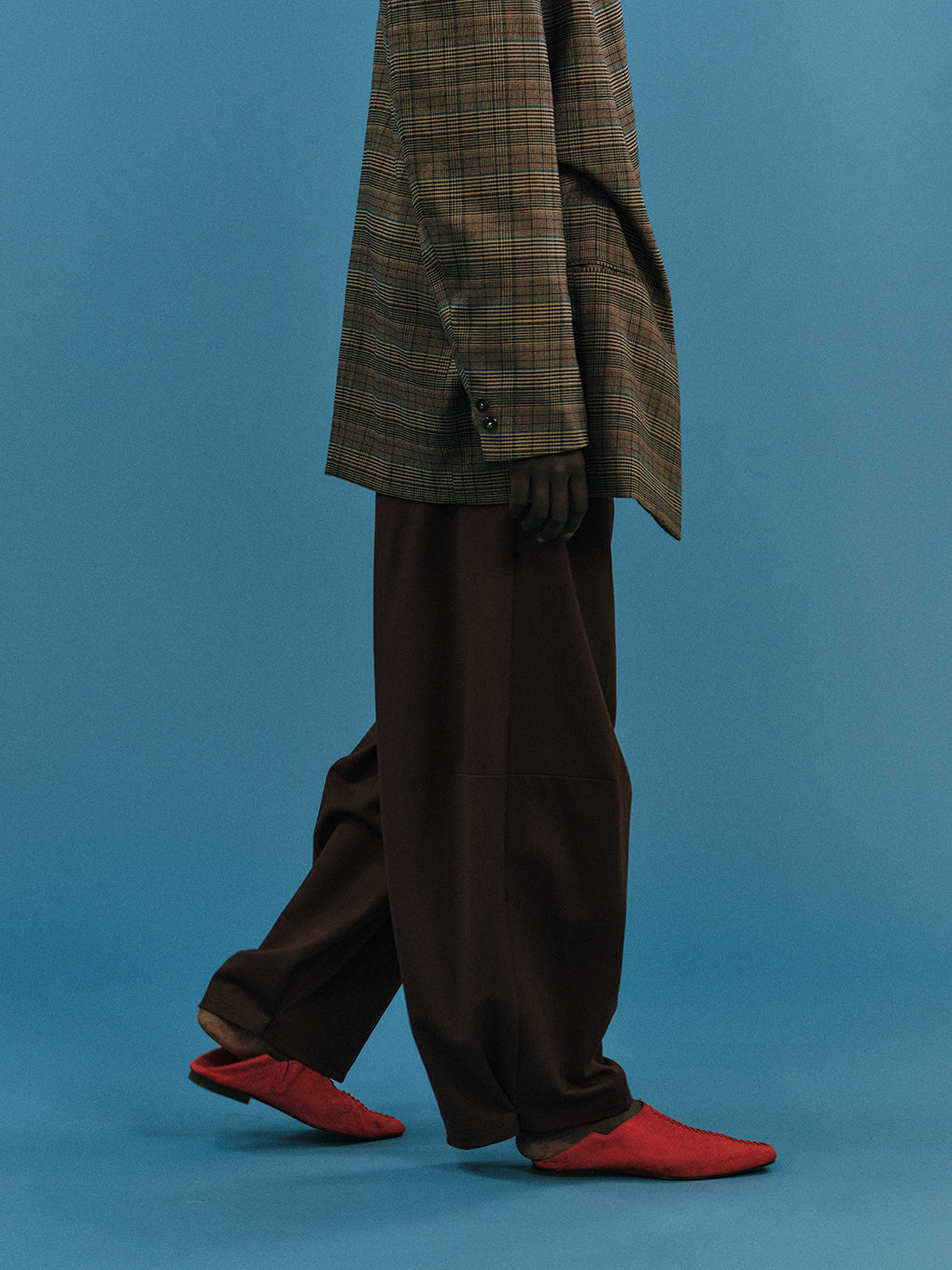 2WAY HEM BUTTON BARREL PANTS