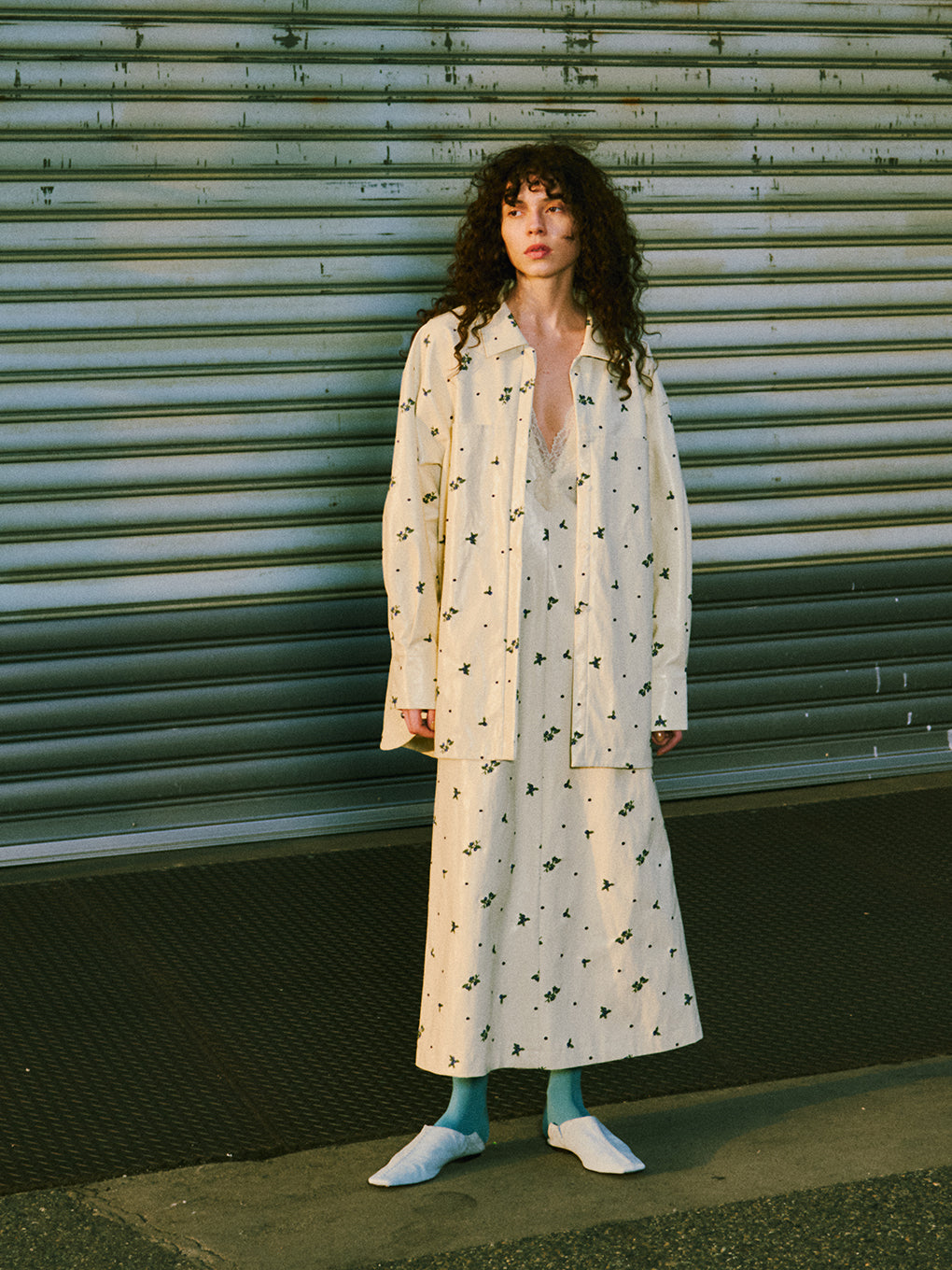 CHRISTINE EMBROIDERY SHIRT JACKET
