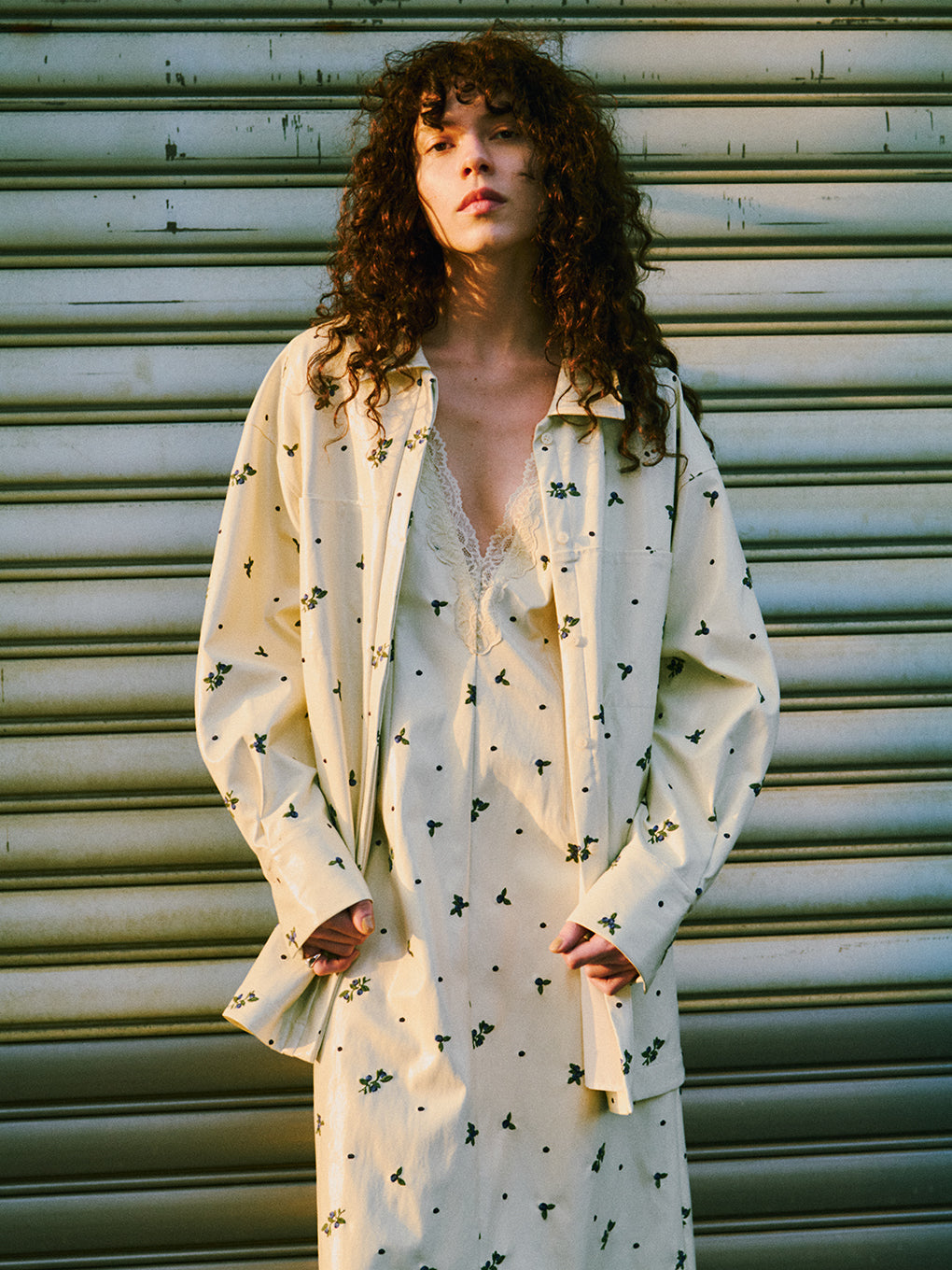 CHRISTINE EMBROIDERY SHIRT JACKET