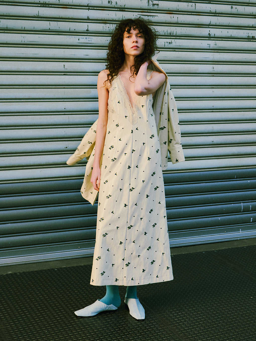 CHRISTINE EMBROIDERY DRESS