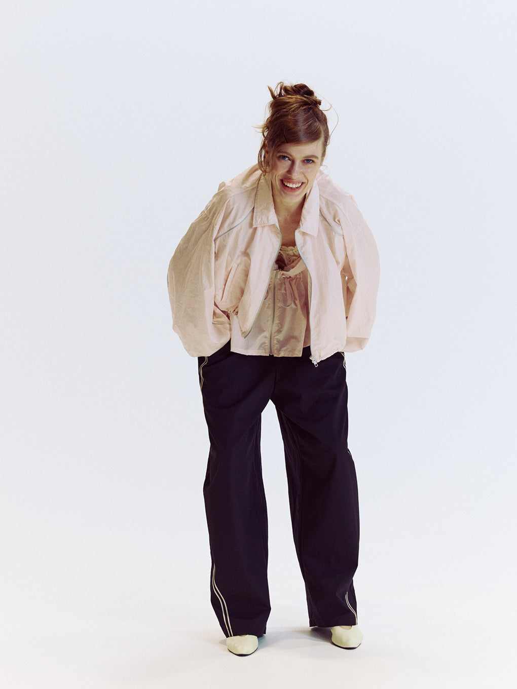 SHORT TRACK JACKET WITH BUSTIER