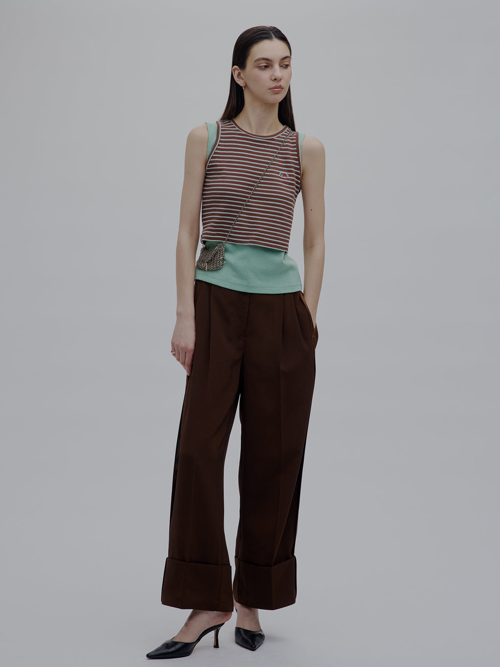 MEDI FOLDED HEM RELAXING PANTS