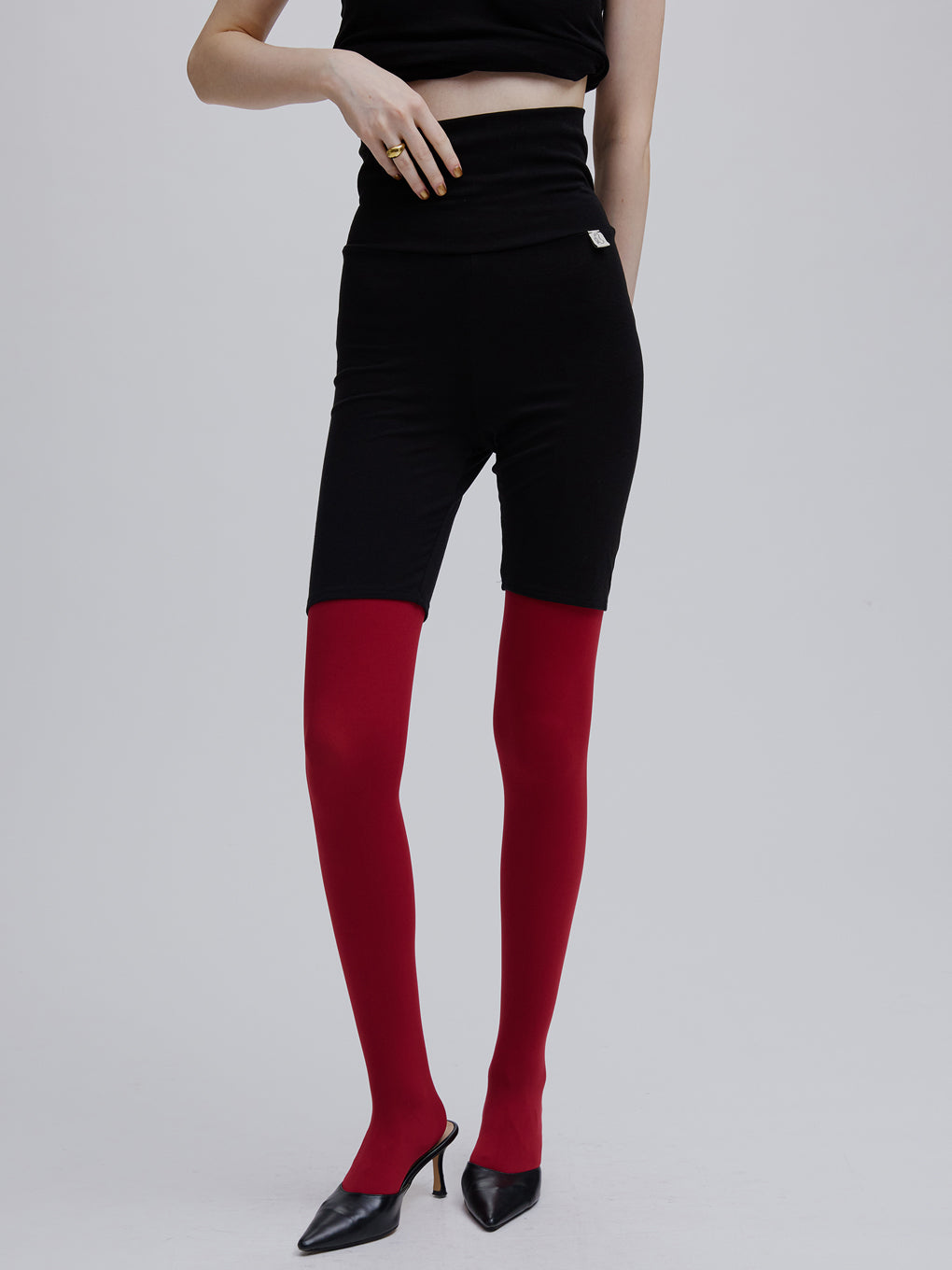 Mizuno×Ameri HIGH WAIST HALF LEGGINGS