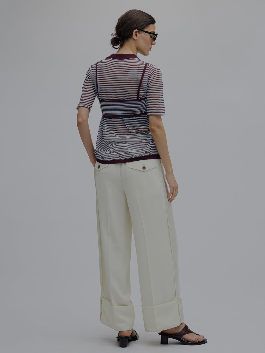 MEDI PUCHI BUSTIER SET KNIT SHIRT