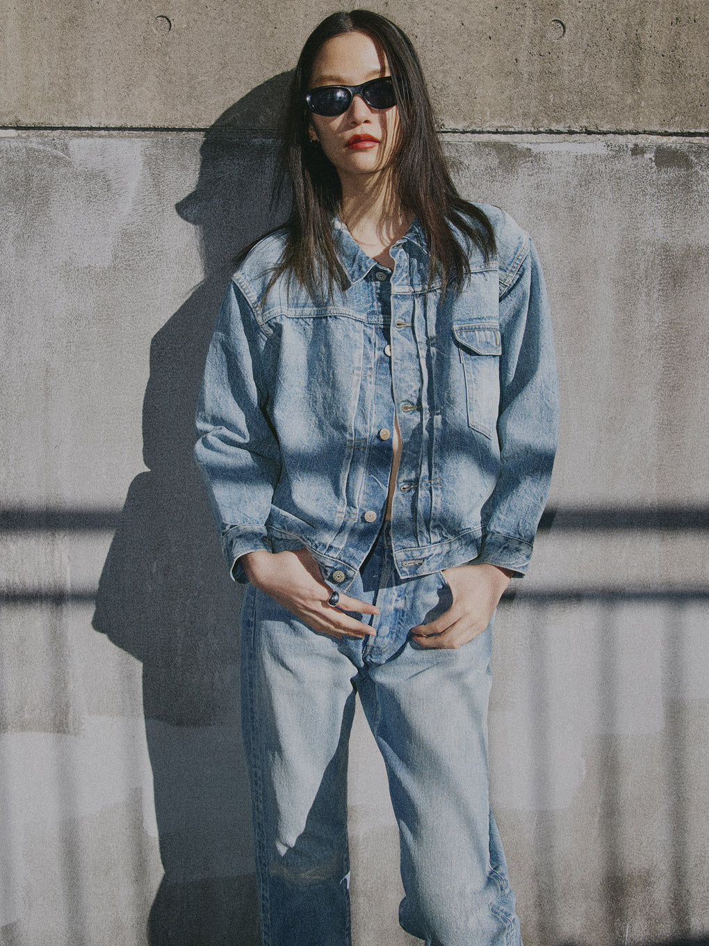 NewManual×Ameri DENIM JACKET