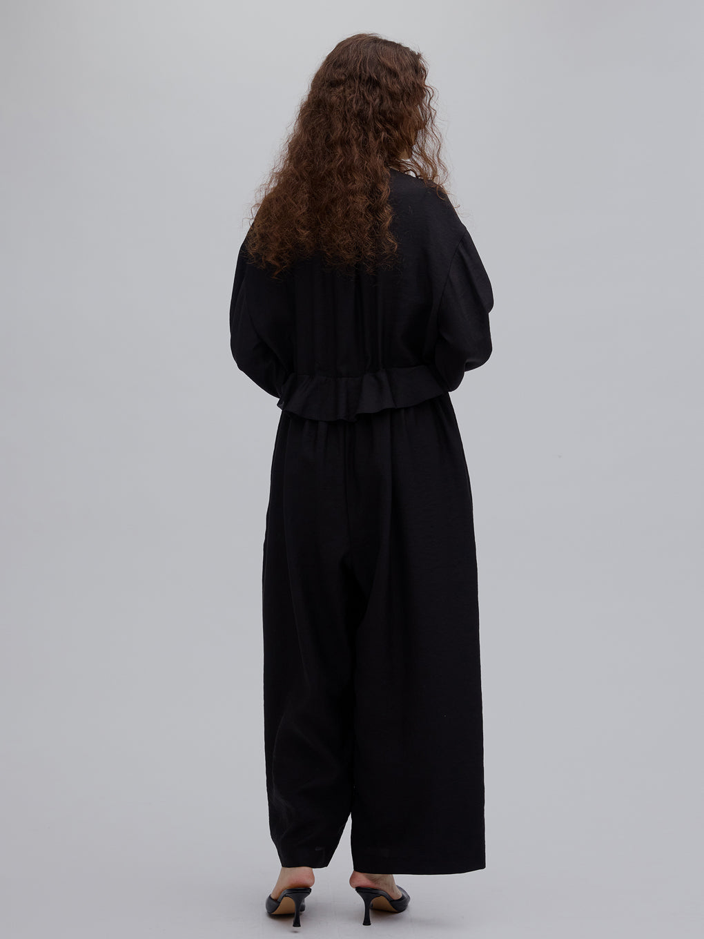 RIBBON DESIGN SHEER ROMPERS