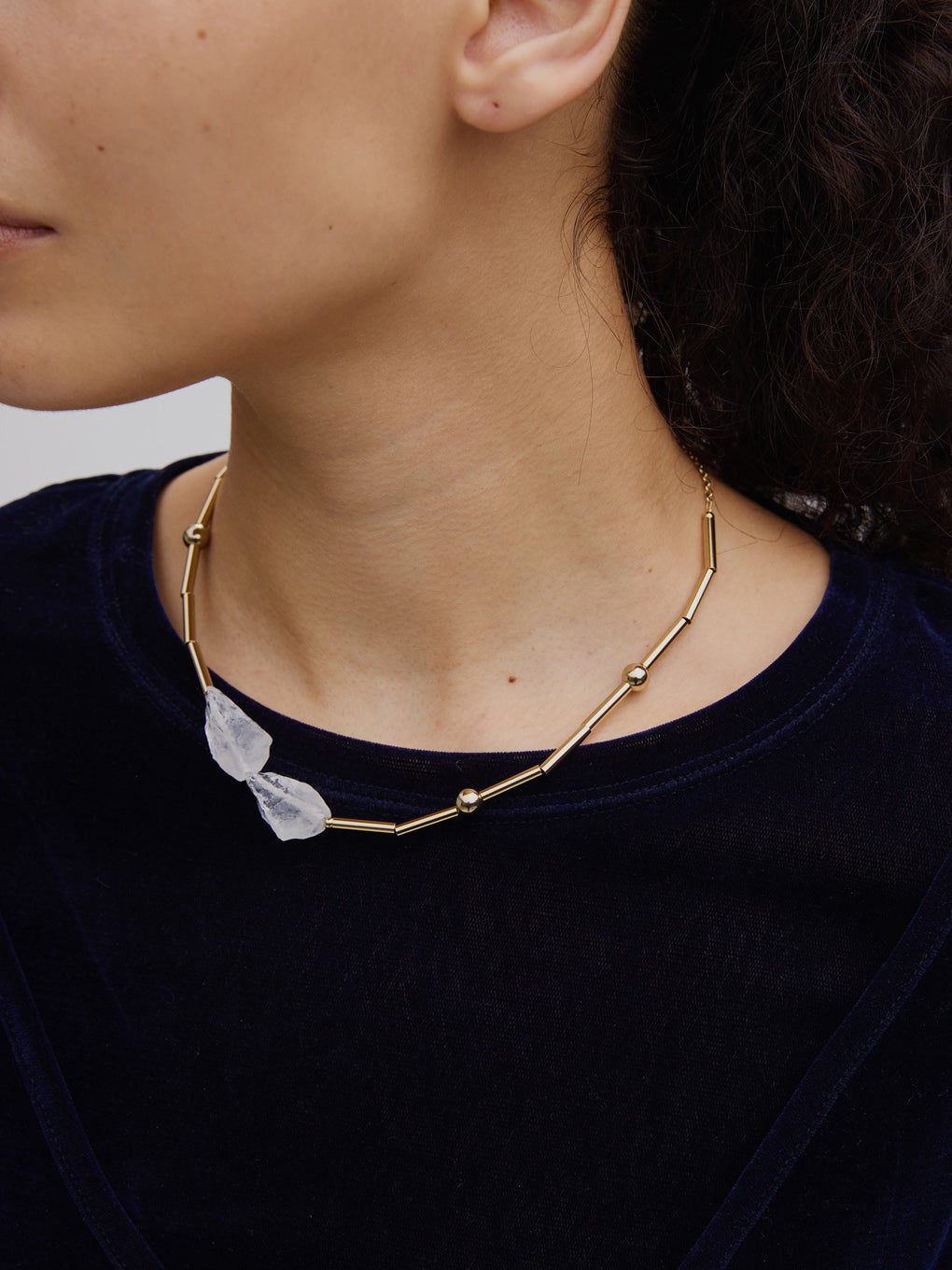 UND NICKEL FREE JEWELRY ICE NECKLACE