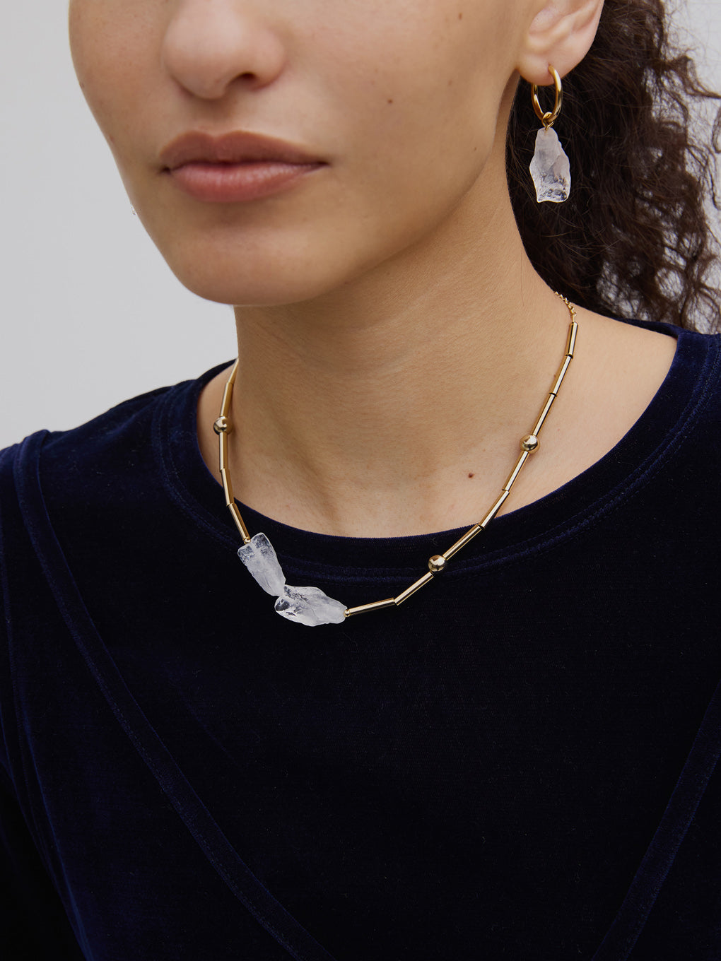 UND NICKEL FREE JEWELRY ICE NECKLACE