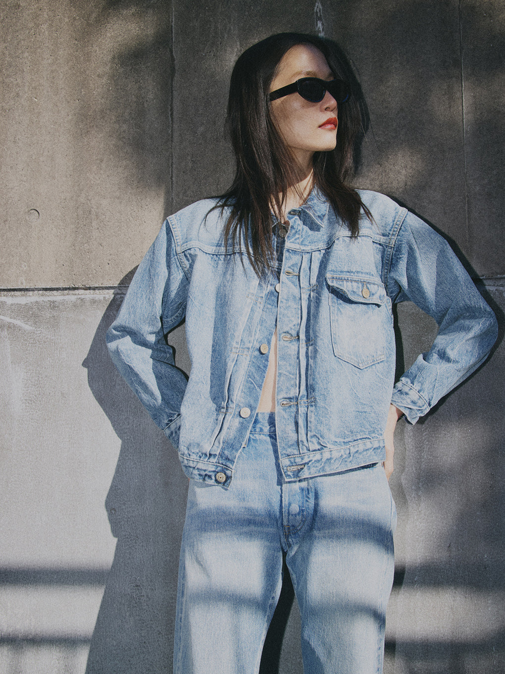 NewManual×Ameri DENIM JACKET