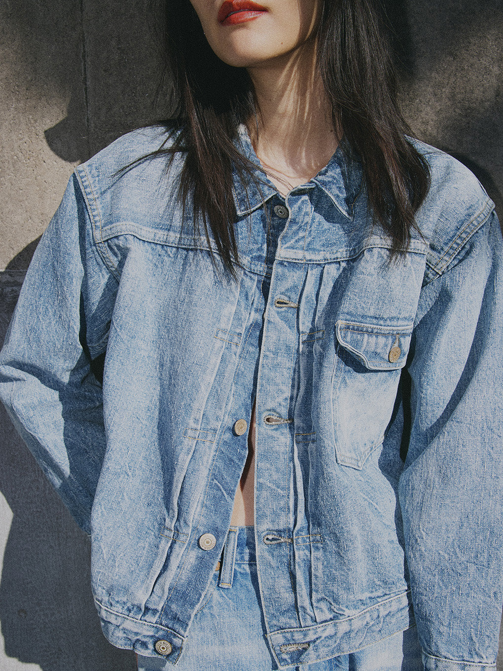 NewManual×Ameri DENIM JACKET