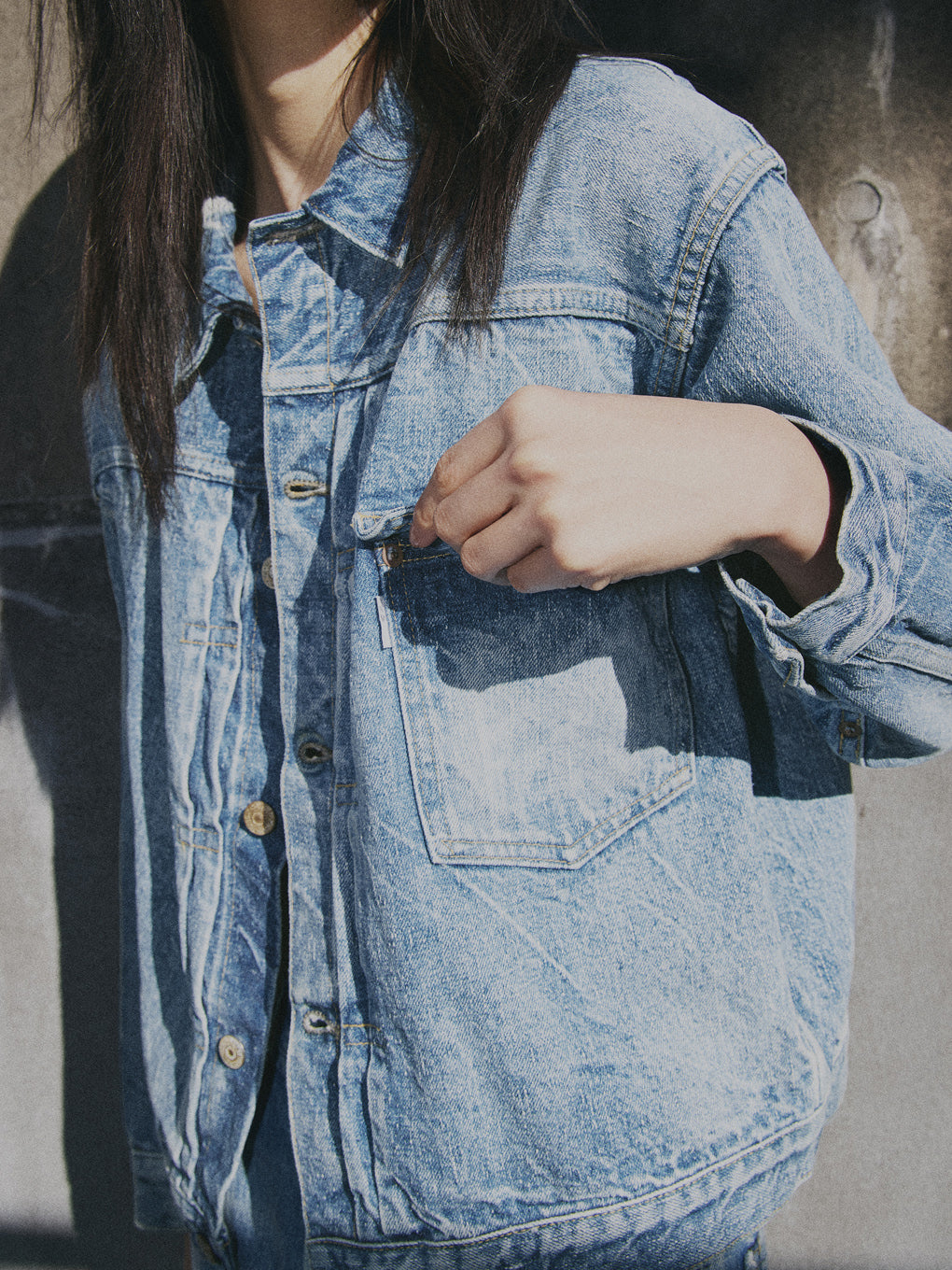 NewManual×Ameri DENIM JACKET