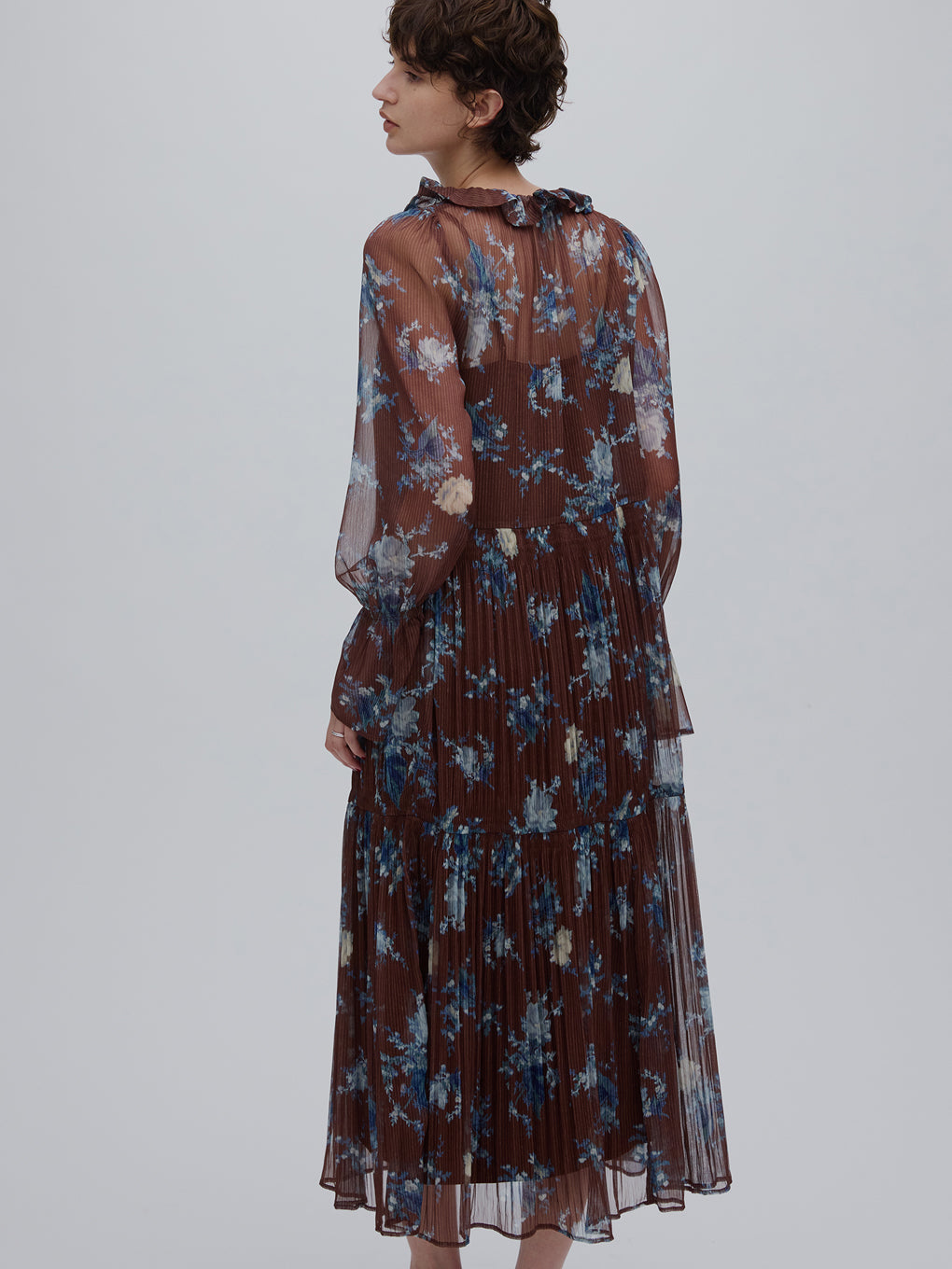 IVY MAJOLICA PLEAT DRESS