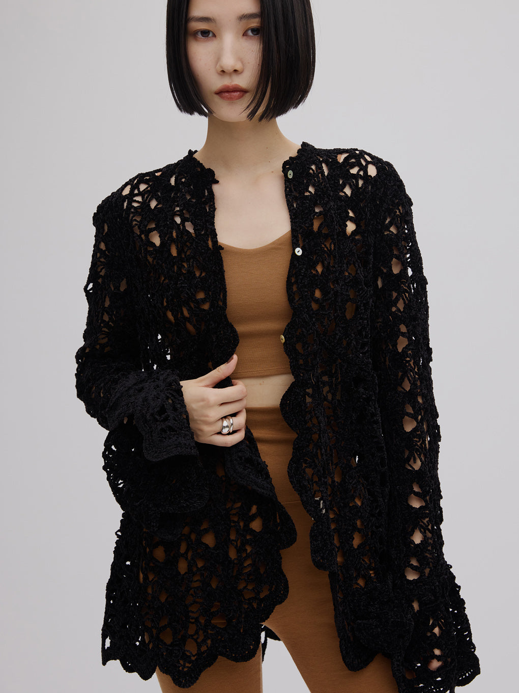 Mizuno×Ameri CROPPED CAMISOLE TOPS