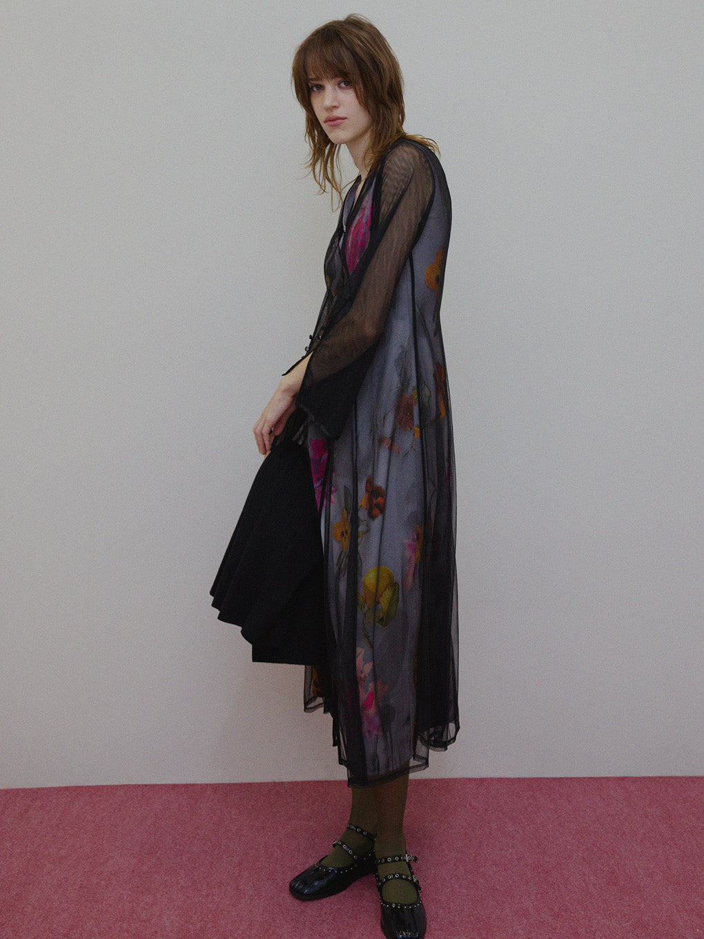 UND GRACE CHIFFON VEIL DRESS