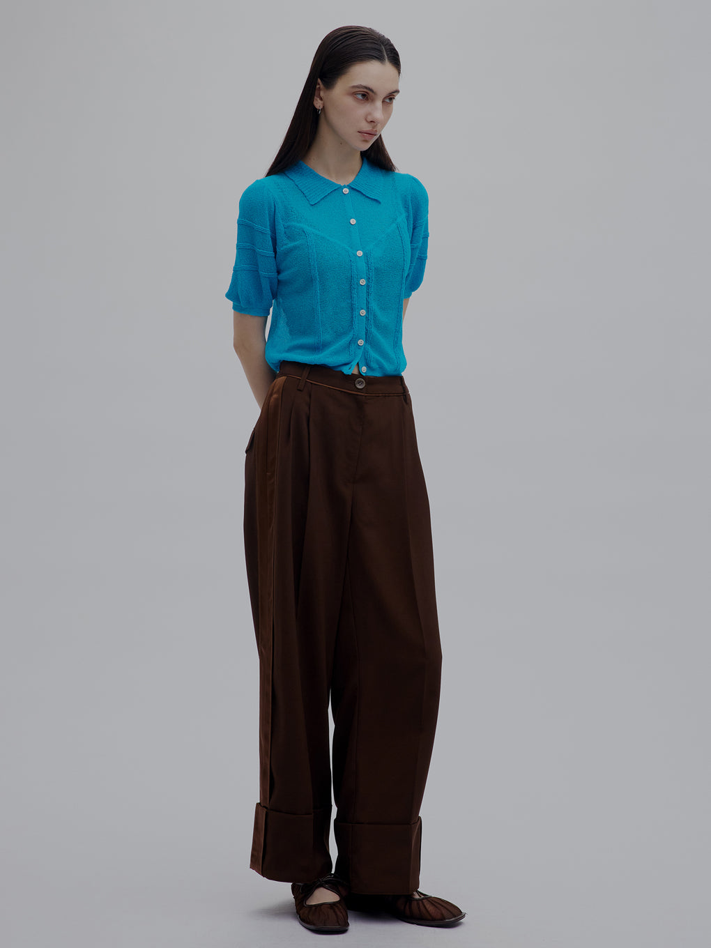 MEDI FOLDED HEM RELAXING PANTS