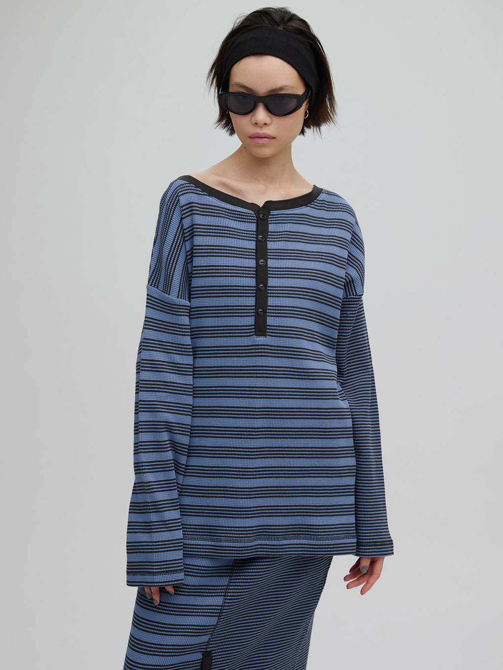 MILLER×Ameri 2WAY WAFFLE TOP