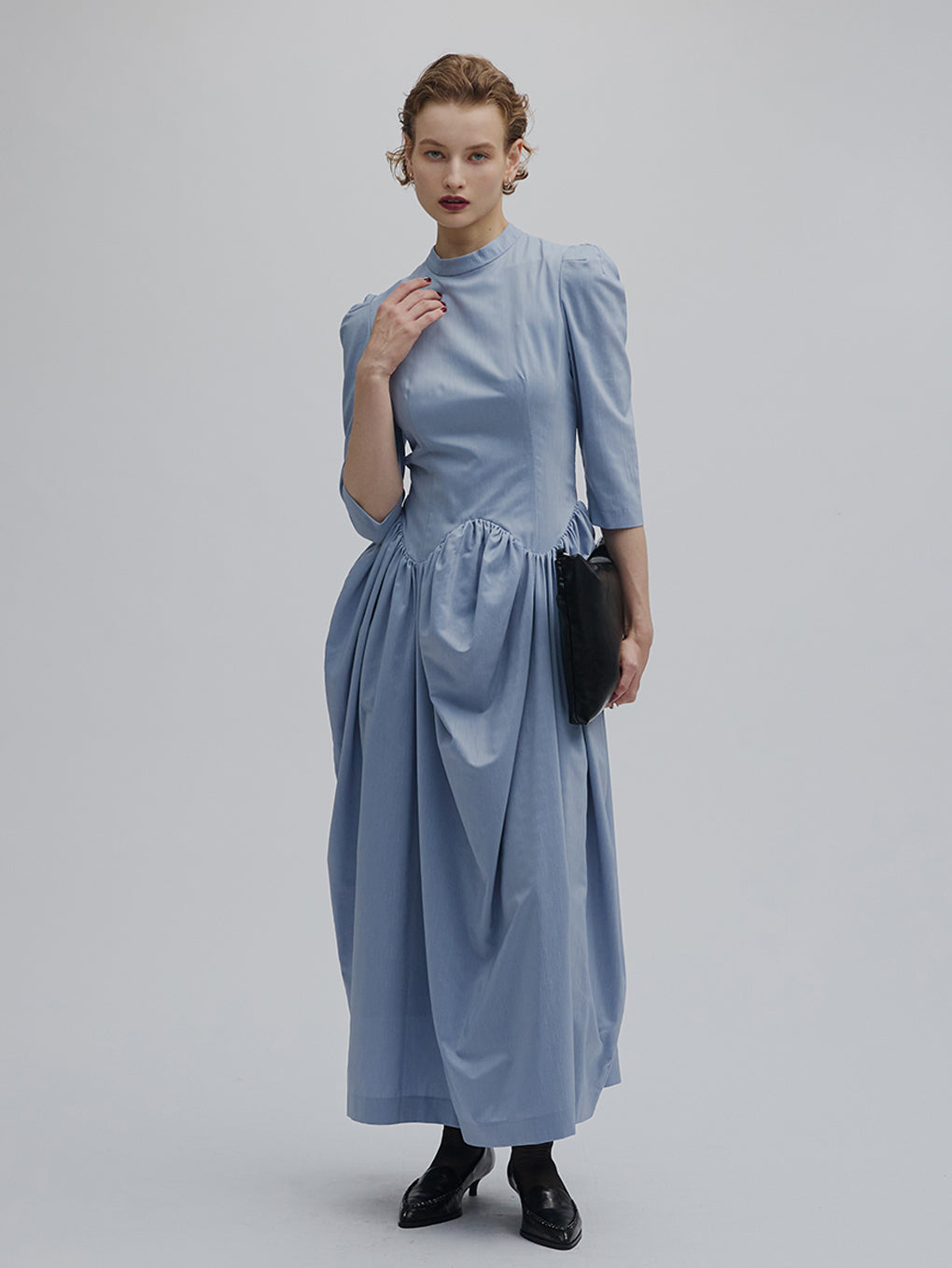 WAVE WAIST COCOON DRESS