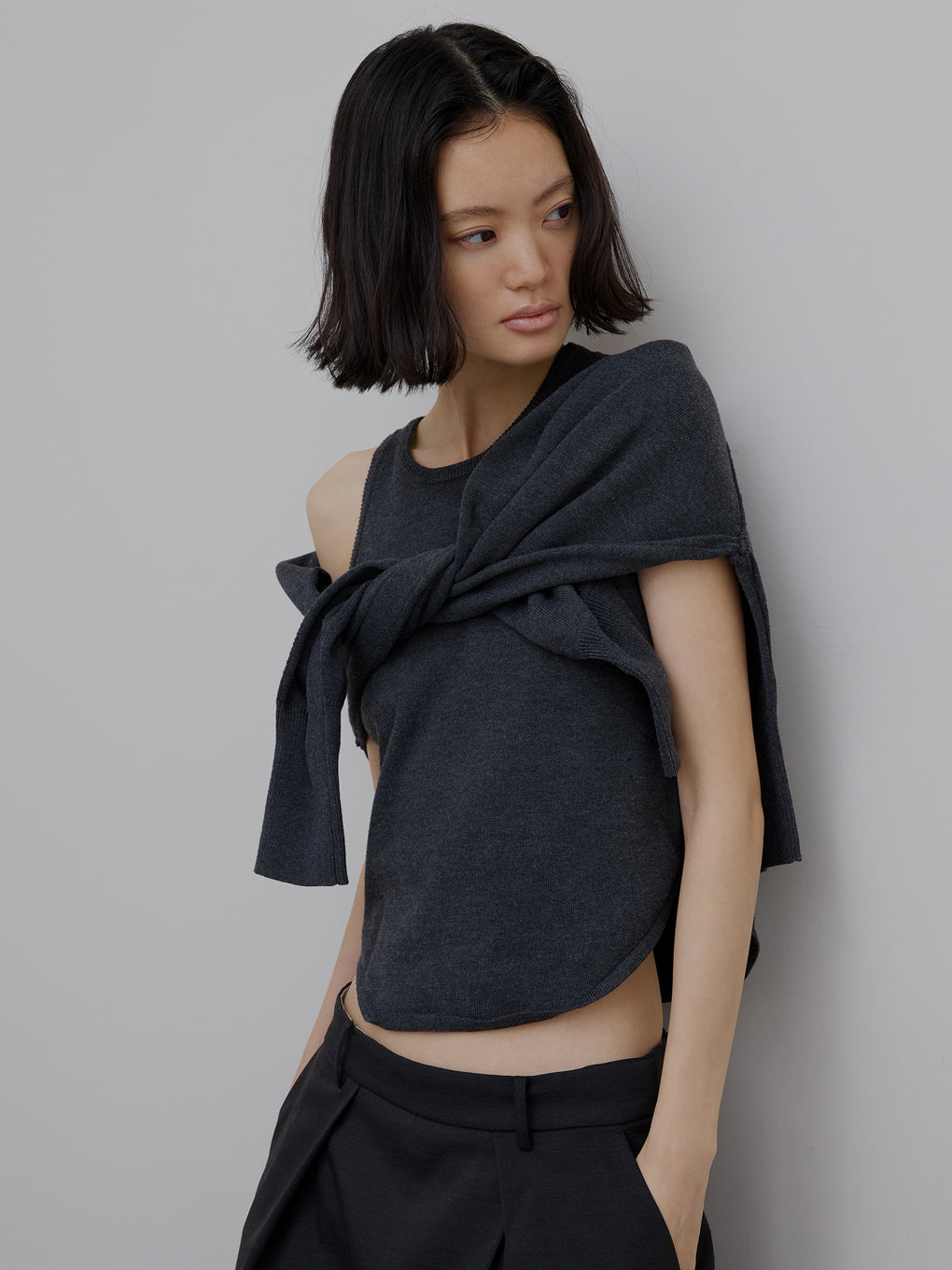 LOW BASIC COMPACT KNIT TANK TOP