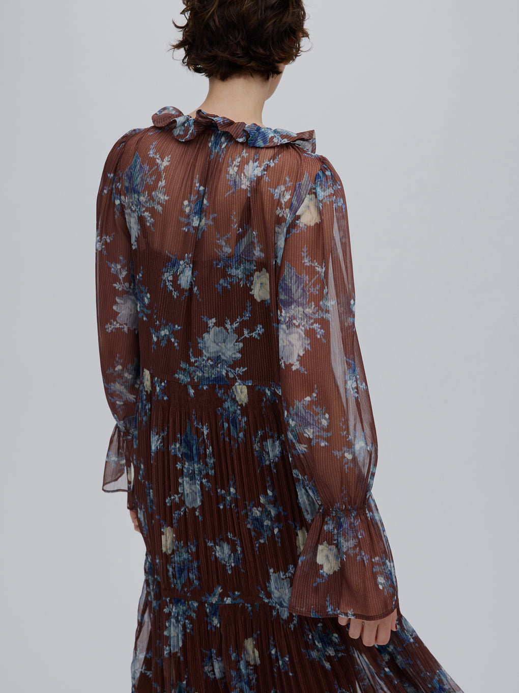IVY MAJOLICA PLEAT DRESS