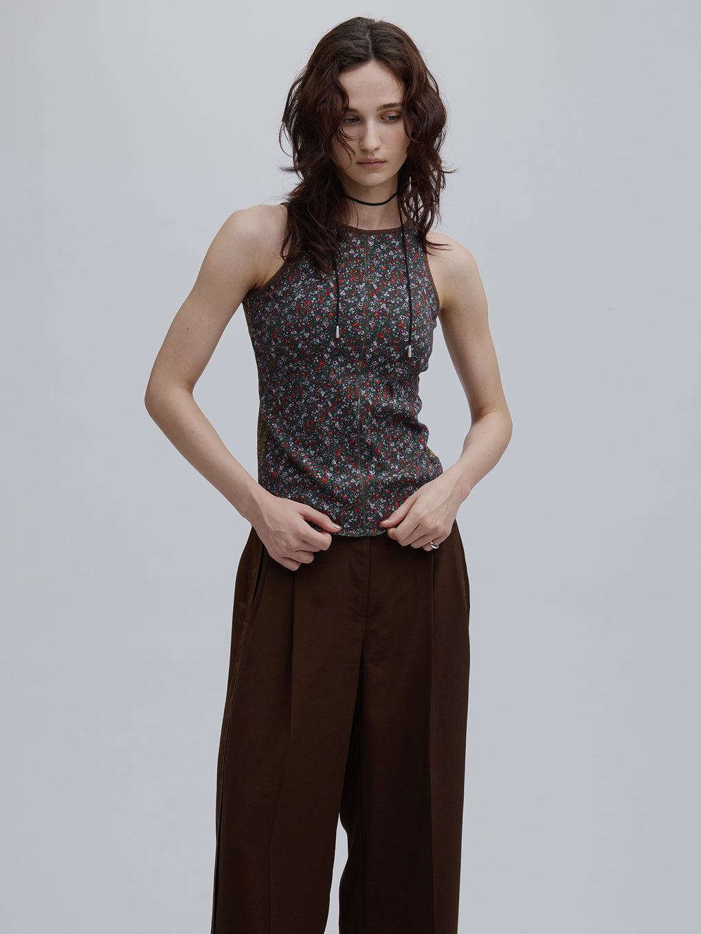 LOUISE PATTERN DOCKING CUT TOP