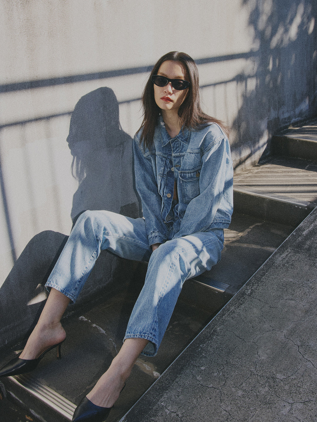 NewManual×Ameri DENIM JACKET