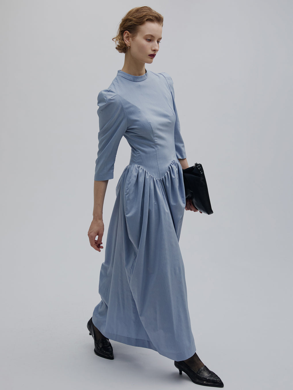 WAVE WAIST COCOON DRESS