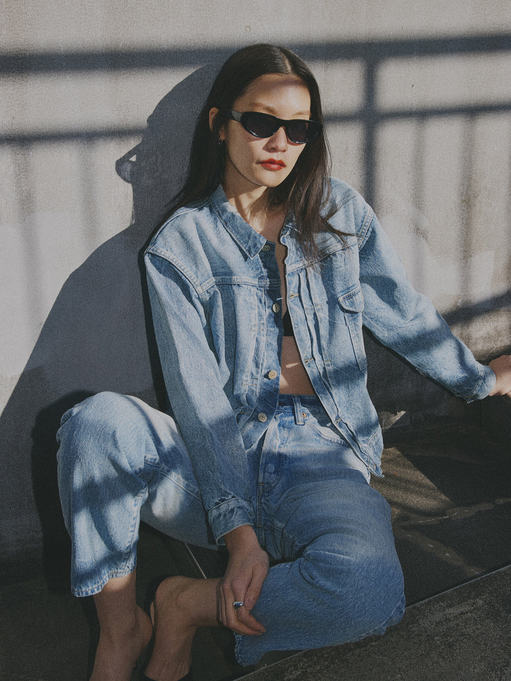 NewManual×Ameri DENIM JACKET