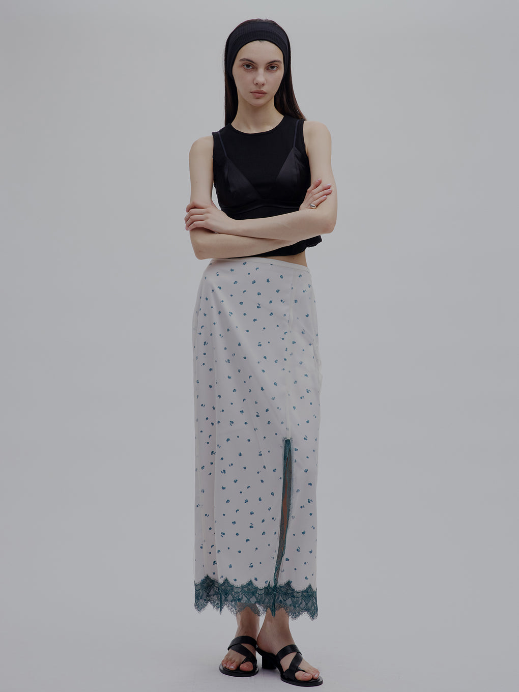 MEDI FRUIT DOT VEIL SKIRT