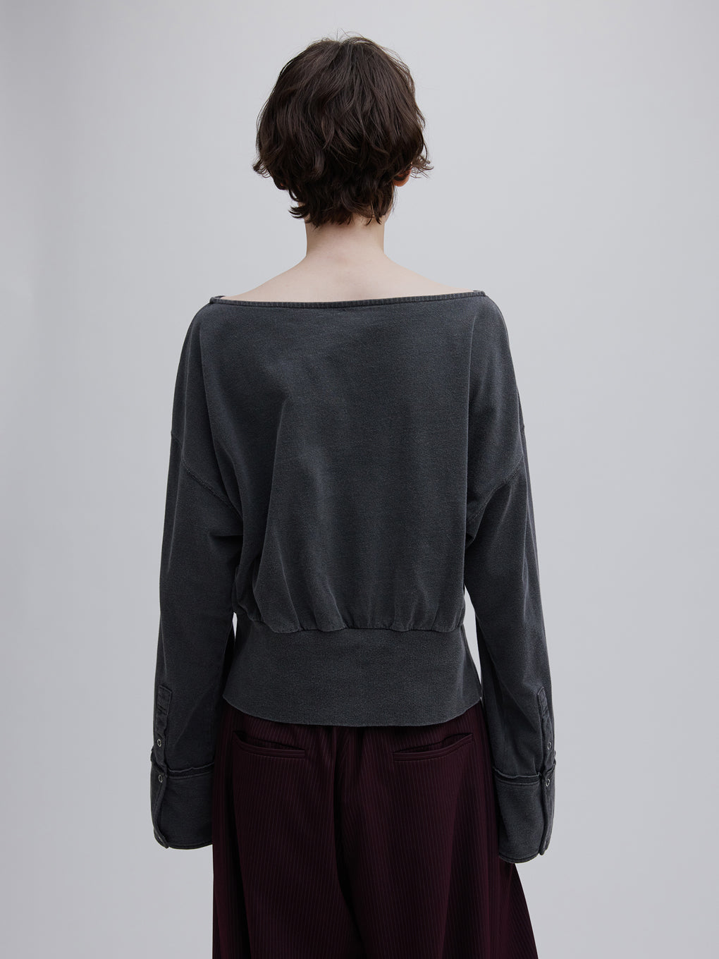UND POWDER PRINT LONG SLEEVE TOP