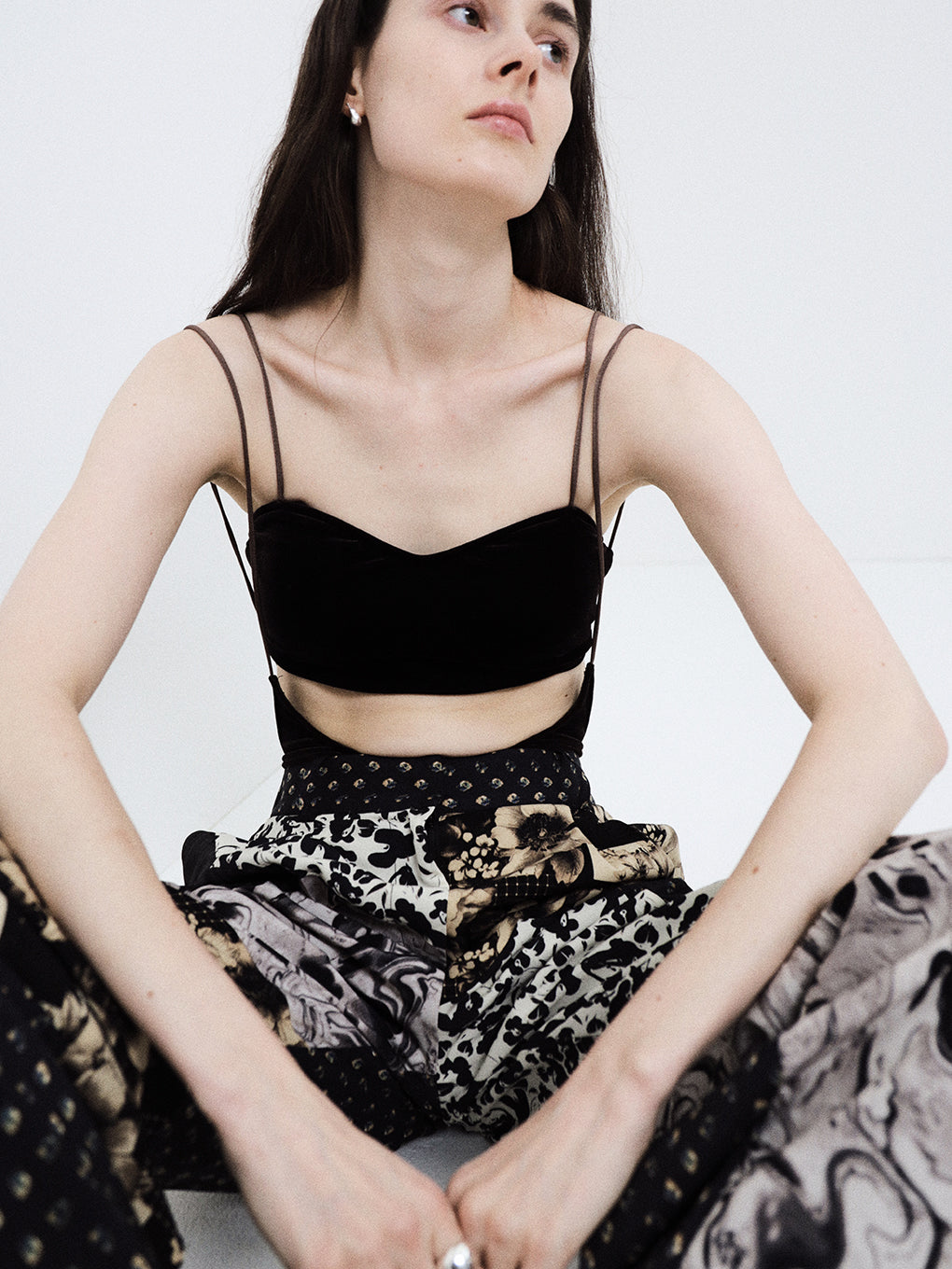 MEDI VARIOUS PATTERN TUCK PANTS