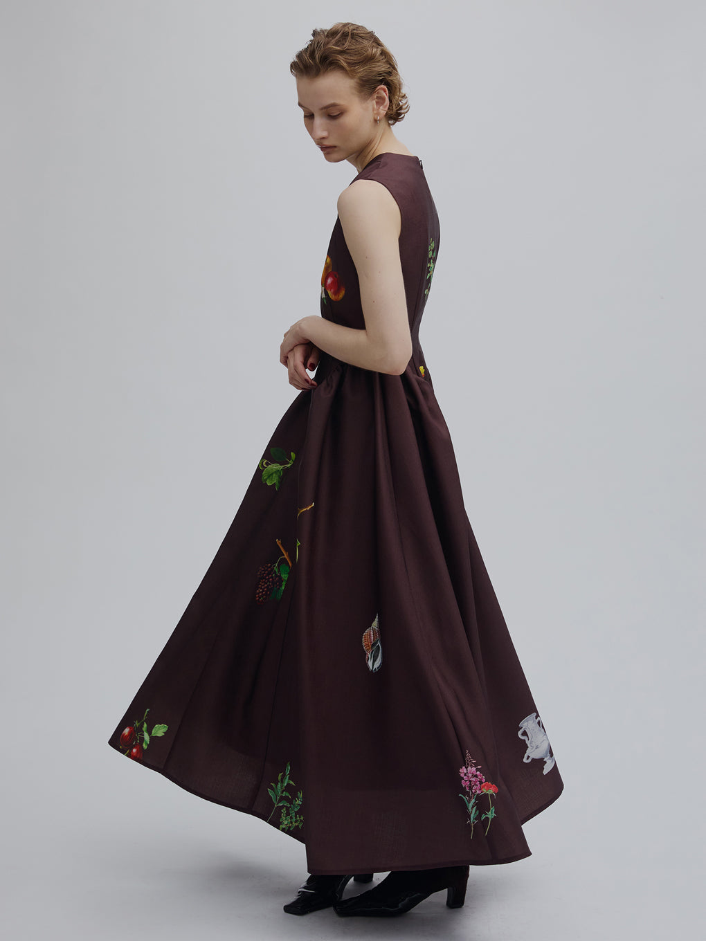 ELEANOR LINEN LIKE DRESS