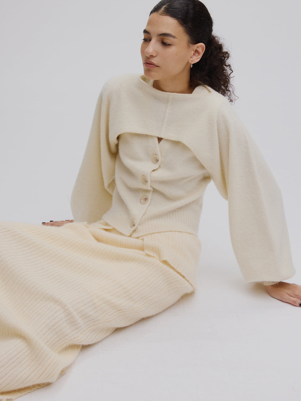 3WAY MINK TOUCH KNIT TOP