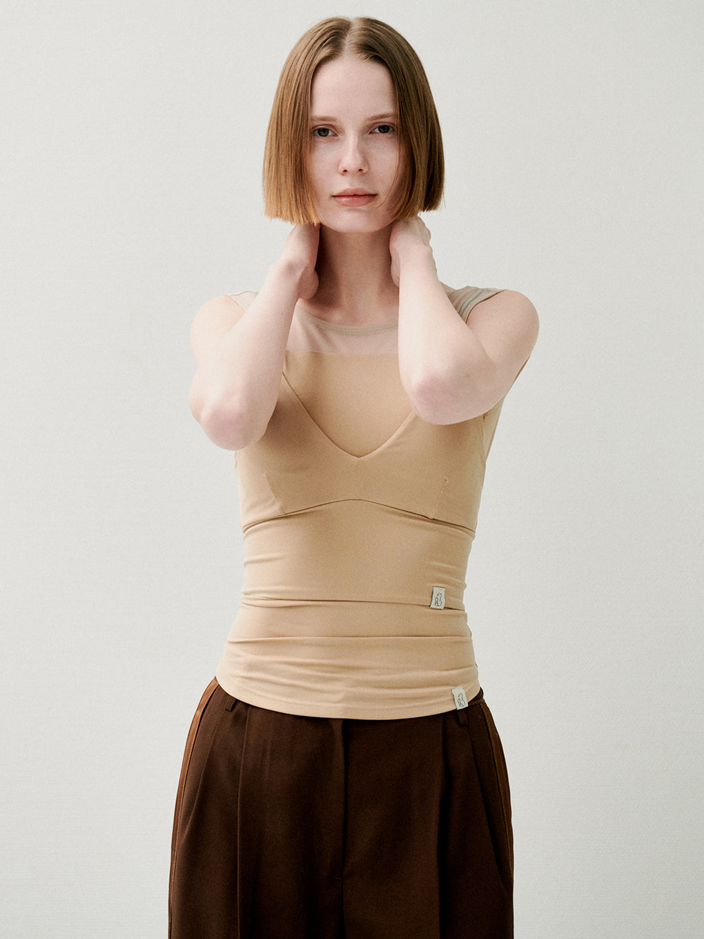 Mizuno × Ameri CROPPED CAMISOLE TOPS